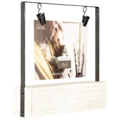 Best reviews of ⌛ White Wood Block 4" x 6" Clip Frame, Expressions™ by Studio Décor® by Studio Decor 😍 -Studio Decor shop 10625558 3