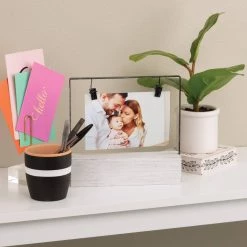 Best reviews of ⌛ White Wood Block 4" x 6" Clip Frame, Expressions™ by Studio Décor® by Studio Decor 😍 -Studio Decor shop 10625558 5