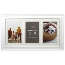 Best deal 💯 3 Opening White 4" x 6" Collage Frame, Expressions™ by Studio Décor® by Studio Decor 🛒