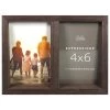 Outlet ⭐ 12 Pack: 2 Opening Walnut Angled 4" x 6" Collage Frame, Expressions™ by Studio Décor® by Studio Decor ✔️