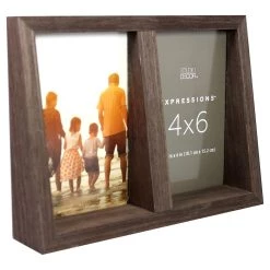 Promo π 2 Opening Walnut Angled 4" x 6" Collage Frame, Expressions™ by Studio Décor® by Studio Decor π 5 Promo π 2 Opening Walnut Angled 4" x 6" Collage Frame, Expressions™ by Studio Décor® by Studio Decor π -Studio Decor shop 10625837 3