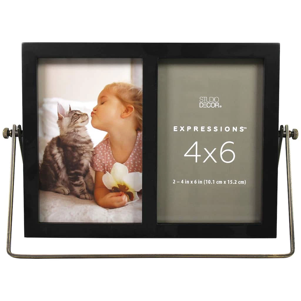 Cheapest π₯° 2 Opening Black & Brass 4" x 6" Collage Frame, Expressions™ by Studio Décor® by Studio Decor π 1 Cheapest π₯° 2 Opening Black & Brass 4" x 6" Collage Frame, Expressions™ by Studio Décor® by Studio Decor π