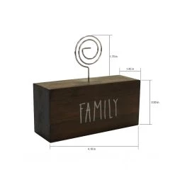 Hot Sale 🌟 24 Pack: Walnut Family Block Clip Frame by Studio Décor® by Studio Decor 🎉 -Studio Decor shop 10635501 3 1