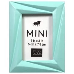 Promo 👏 Aqua Faceted Mini Frame by Studio Décor® by Studio Decor 🎉
