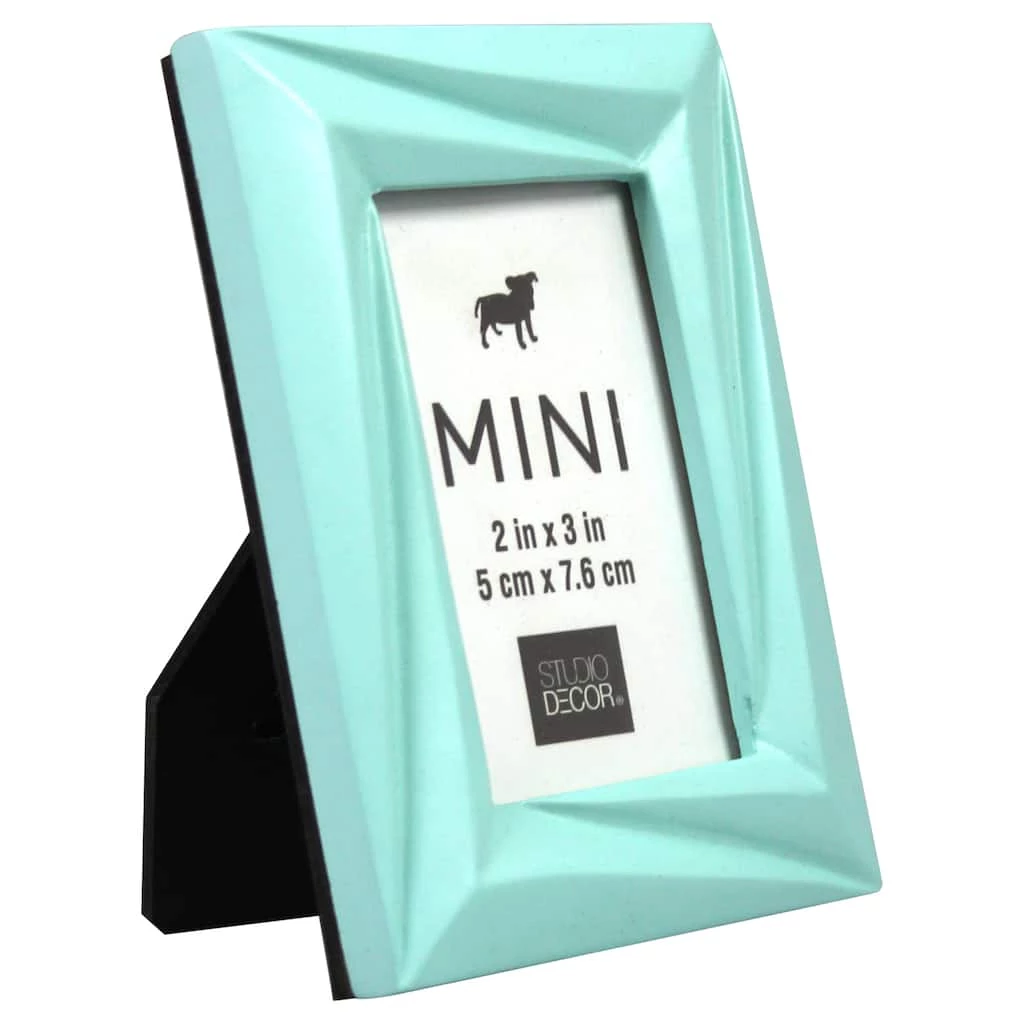 Promo π Aqua Faceted Mini Frame by Studio Décor® by Studio Decor π 2 Promo π Aqua Faceted Mini Frame by Studio Décor® by Studio Decor π - Image 2