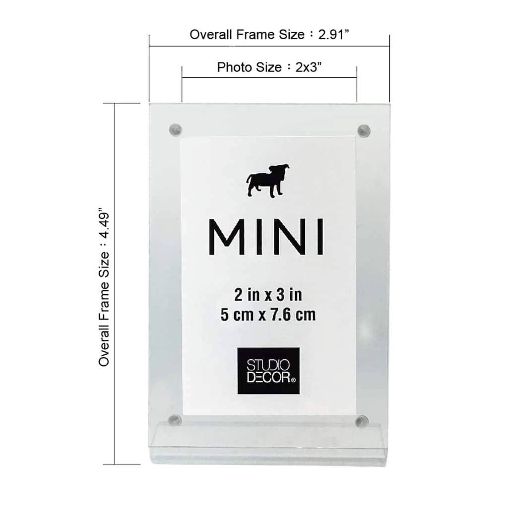 Hot Sale βοΈ 24 Pack: Clear Slanted 2" x 3" Mini Frame by Studio Décor® by Studio Decor π 3 Hot Sale βοΈ 24 Pack: Clear Slanted 2" x 3" Mini Frame by Studio Décor® by Studio Decor π - Image 3