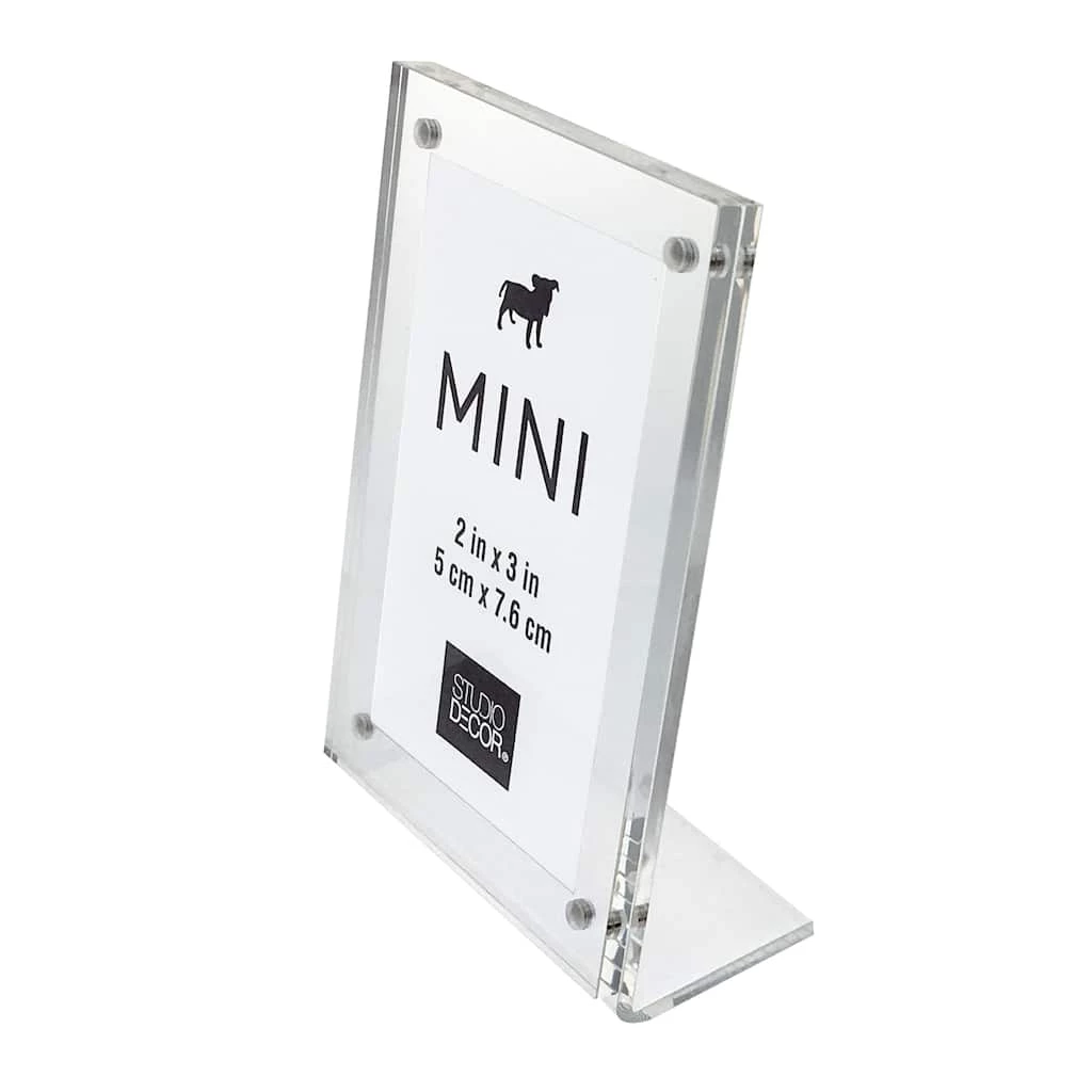 Hot Sale βοΈ 24 Pack: Clear Slanted 2" x 3" Mini Frame by Studio Décor® by Studio Decor π 2 Hot Sale βοΈ 24 Pack: Clear Slanted 2" x 3" Mini Frame by Studio Décor® by Studio Decor π - Image 2
