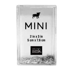 Best reviews of 𧨠24 Pack: Silver Glitter 2" x 3" Mini Frame by Studio Décor® by Studio Decor π