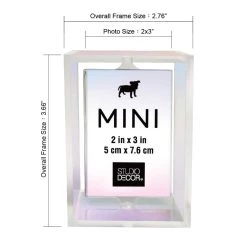 Best reviews of ⌛ 24 Pack: Iridescent 2" x 3" Revolving Mini Frame by Studio Décor® by Studio Decor 🛒 -Studio Decor shop 10635541 3