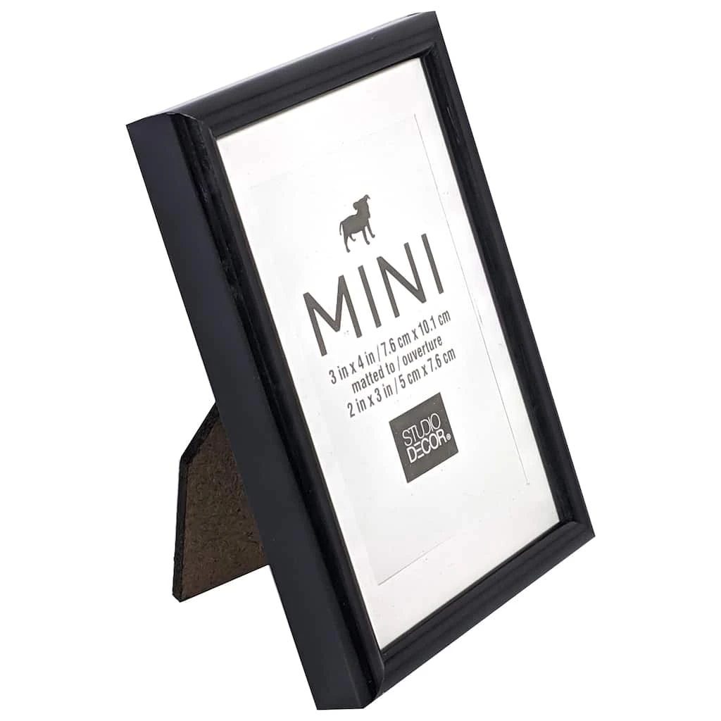 Top 10 π 24 Pack: Black 2" x 3" Mini Frame with Mat by Studio Décor® by Studio Decor π 2 Top 10 π 24 Pack: Black 2" x 3" Mini Frame with Mat by Studio Décor® by Studio Decor π - Image 2