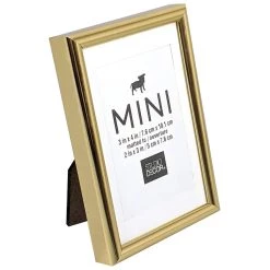 Deals ✔️ 24 Pack: Gold Distressed 2" x 3" Mini Frame with Mat by Studio Décor® by Studio Decor 😍 -Studio Decor shop 10635544 3 1