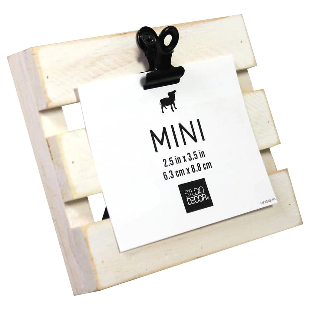 Best reviews of π Natural Slatted Mini Clip Frame by Studio Décor® by Studio Decor β 2 Best reviews of π Natural Slatted Mini Clip Frame by Studio Décor® by Studio Decor β - Image 2