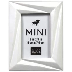 Best Sale ✔️ White Faceted Mini Frame by Studio Décor® by Studio Decor ⭐