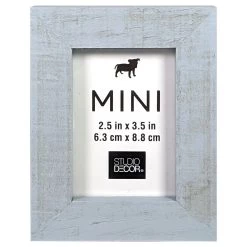 New 💯 24 Pack: Blue Wash 2.5" x 3.5" Mini Frame by Studio Décor® by Studio Decor 🔔