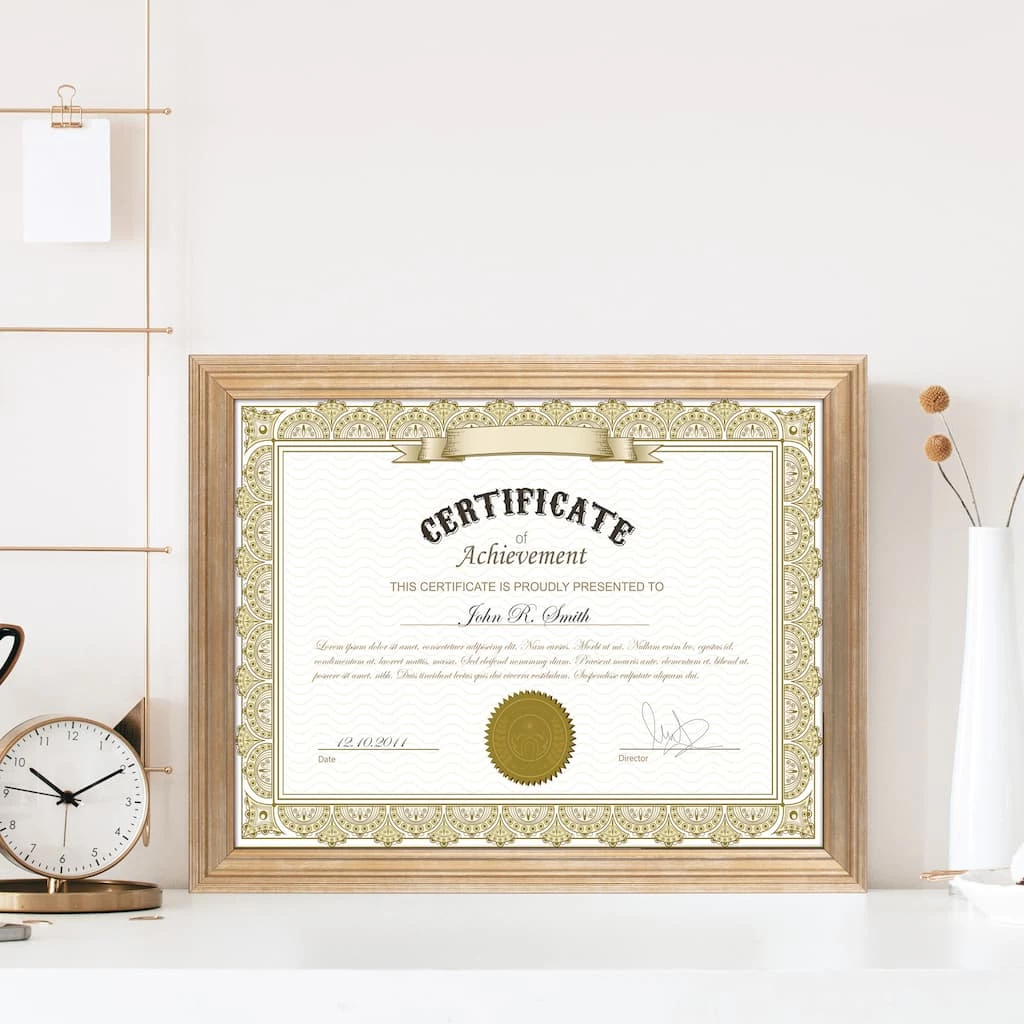 Cheap π Gold Narrow 8.5" x 11" Frame, Aspect by Studio Décor® by Studio Decor π 4 Cheap π Gold Narrow 8.5" x 11" Frame, Aspect by Studio Décor® by Studio Decor π - Image 4