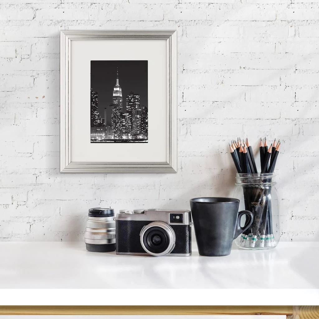 Best Sale 👏 12 Pack: Silver Narrow 5" x 7" with Mat Frame, Aspect by Studio Décor® by Studio Decor 🥰 5 Best Sale 👏 12 Pack: Silver Narrow 5" x 7" with Mat Frame, Aspect by Studio Décor® by Studio Decor 🥰 - Image 5