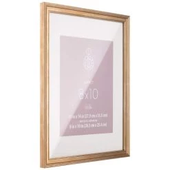 Best Pirce 👏 Gold Narrow 8" x 10" with Mat Frame, Aspect by Studio Décor® by Studio Decor ✔️ -Studio Decor shop 10639142 3