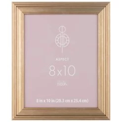 Budget ⭐ 12 Pack: Gold Wide 8" x 10" Frame, Aspect by Studio Décor® by Studio Decor 🛒