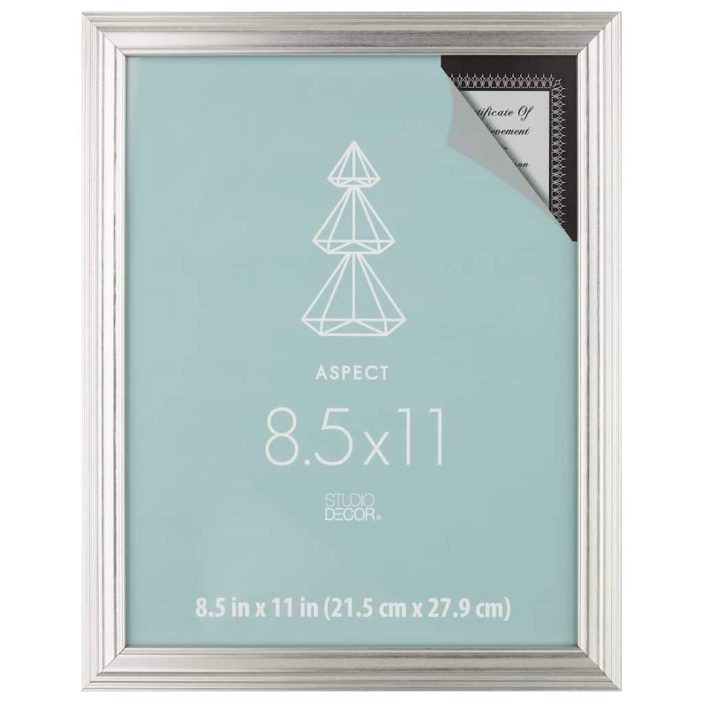 Best Sale π 12 Pack: Silver Narrow 8.5" x 11" Frame, Aspect by Studio Décor® by Studio Decor π 1 Best Sale π 12 Pack: Silver Narrow 8.5" x 11" Frame, Aspect by Studio Décor® by Studio Decor π