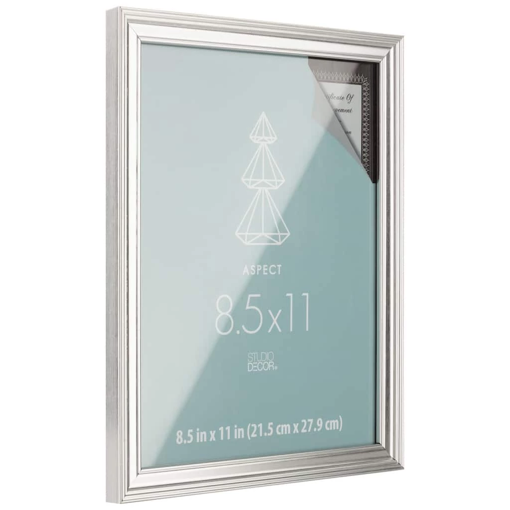 Best Sale π 12 Pack: Silver Narrow 8.5" x 11" Frame, Aspect by Studio Décor® by Studio Decor π 3 Best Sale π 12 Pack: Silver Narrow 8.5" x 11" Frame, Aspect by Studio Décor® by Studio Decor π - Image 3