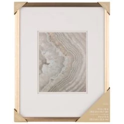 Buy π 8" x 10" Metallic Gold Inner Slant Frame with Mat, Gallery by Studio Décor® by Studio Decor π 11 Buy π 8" x 10" Metallic Gold Inner Slant Frame with Mat, Gallery by Studio Décor® by Studio Decor π -Studio Decor shop 10639147 6