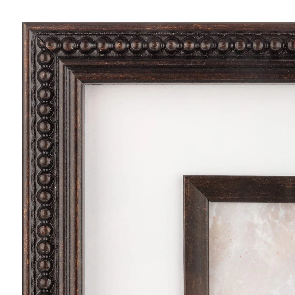 Brand new π 5" x 7" Metallic Bronzed Beaded Frame with Mat, Gallery by Studio Décor® by Studio Decor 𧨠2 Brand new π 5" x 7" Metallic Bronzed Beaded Frame with Mat, Gallery by Studio Décor® by Studio Decor 𧨠- Image 2