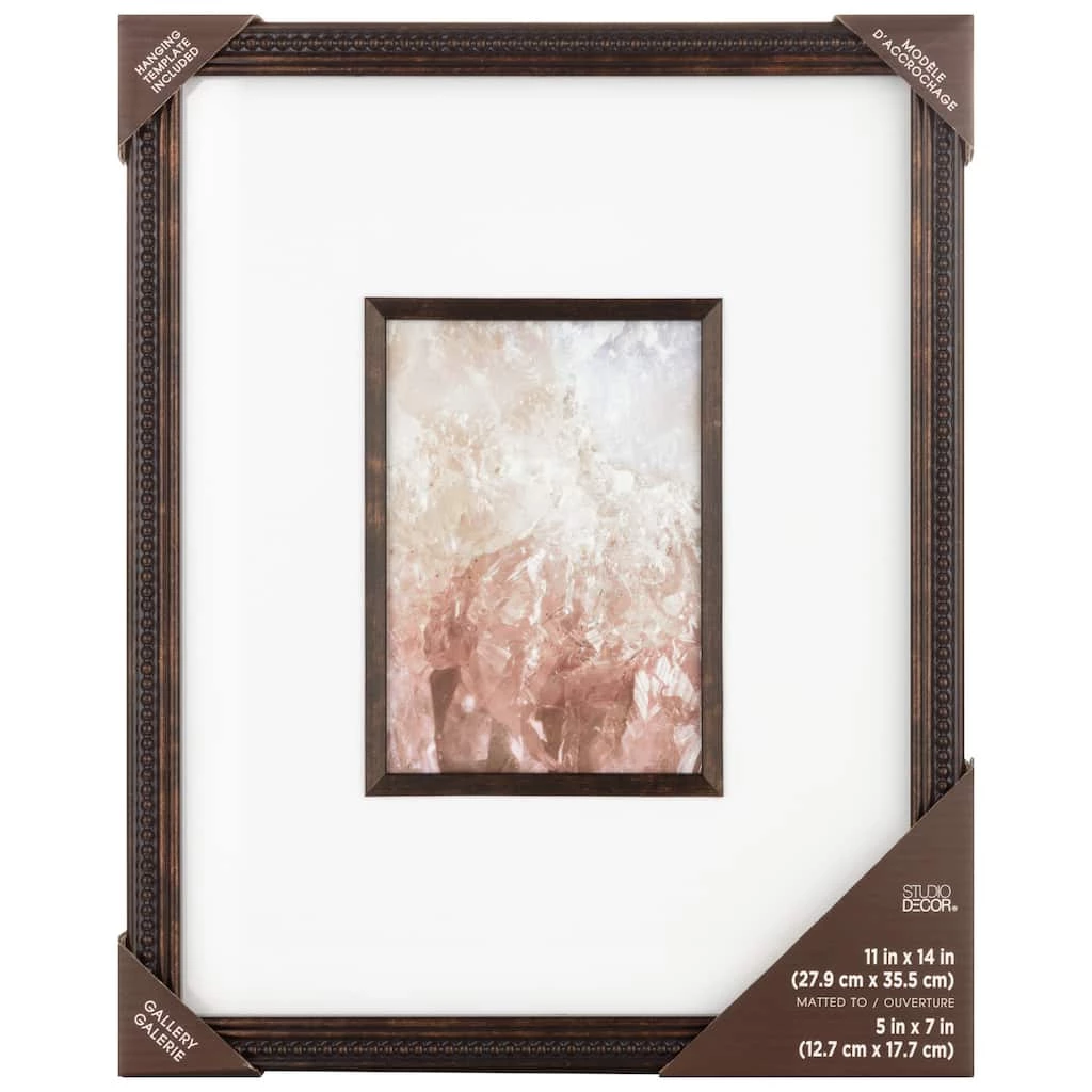 Promo ✨ 5" x 7" Bronzed Beaded Frame with Mat, Gallery by Studio Décor® by Studio Decor ✨ 6 Promo ✨ 5" x 7" Bronzed Beaded Frame with Mat, Gallery by Studio Décor® by Studio Decor ✨ - Image 6