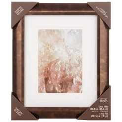 Outlet 🥰 Bronze Outer Slope Frame with Mat, Gallery by Studio Décor® by Studio Decor 💯 -Studio Decor shop 10639178 6