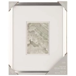 Best Pirce ❤️ Metallic Silver Frame with Mat, Gallery by Studio Décor® by Studio Decor 🌟 -Studio Decor shop 10639181 6