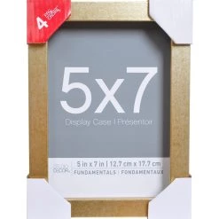 Best Sale 💯 4 Pack Gold Fundamentals 5" x 7" Display Case by Studio Décor® by Studio Decor ✔️ -Studio Decor shop 10641509 1