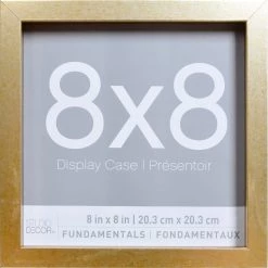 Flash Sale ⭐ 3 Pack Gold Fundamentals 8" x 8" Display Case by Studio Décor® by Studio Decor 🔥