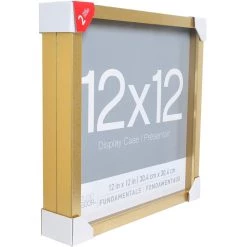 Outlet 👍 2 Pack Gold Fundamentals 12" x 12" Display Case by Studio Décor® by Studio Decor 🔥 -Studio Decor shop 10641632 4