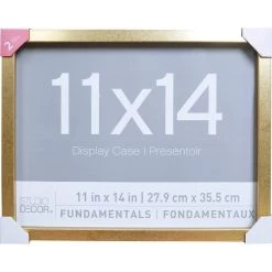 Best Sale 😉 2 Pack Gold Fundamentals 11" x 14" Display Case by Studio Décor® by Studio Decor ⭐ -Studio Decor shop 10641633 1