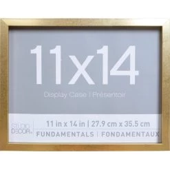Best Sale 😉 2 Pack Gold Fundamentals 11" x 14" Display Case by Studio Décor® by Studio Decor ⭐