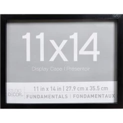 Brand new ❤️ 2 Pack Black Fundamentals Glossy 11" x 14" Shadow Box by Studio Décor® by Studio Decor ❤️ -Studio Decor shop 10648594 3