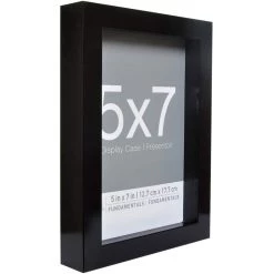 Best Sale 👍 4 Pack Black Fundamentals Glossy 5" x 7" Shadow Box by Studio Décor® by Studio Decor 🧨 -Studio Decor shop 10648604 4