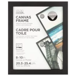 Flash Sale 🔔 Black Canvas Frame by Studio Décor® by Studio Decor 🎁 -Studio Decor shop 10649144 1 1