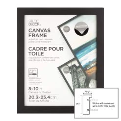 Flash Sale 🔔 Black Canvas Frame by Studio Décor® by Studio Decor 🎁 -Studio Decor shop 10649144 3