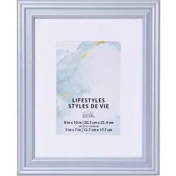 Coupon 𧨠Silver Frame with Mat, Lifestyles by Studio Décor® by Studio Decor π