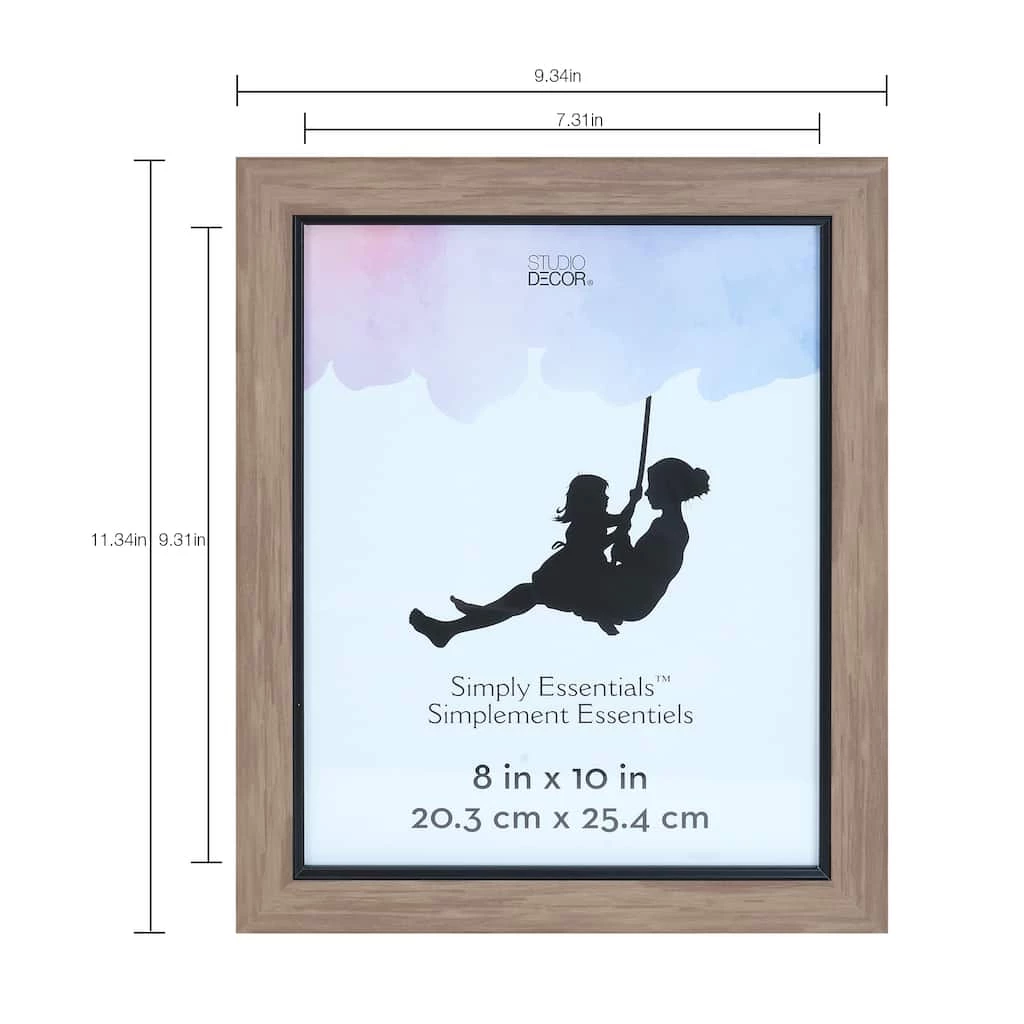 Deals π Brown with Black Edge 8" x 10" Frame, Simply Essentials™ by Studio Décor® by Studio Decor π 3 Deals π Brown with Black Edge 8" x 10" Frame, Simply Essentials™ by Studio Décor® by Studio Decor π - Image 3