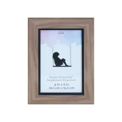 Budget β Brown with Black Edge 4" x 6" Frame, Simply Essentials™ by Studio Décor® by Studio Decor π