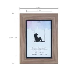 Budget ⭐ Brown with Black Edge 4" x 6" Frame, Simply Essentials™ by Studio Décor® by Studio Decor 😀 -Studio Decor shop 10657723 3