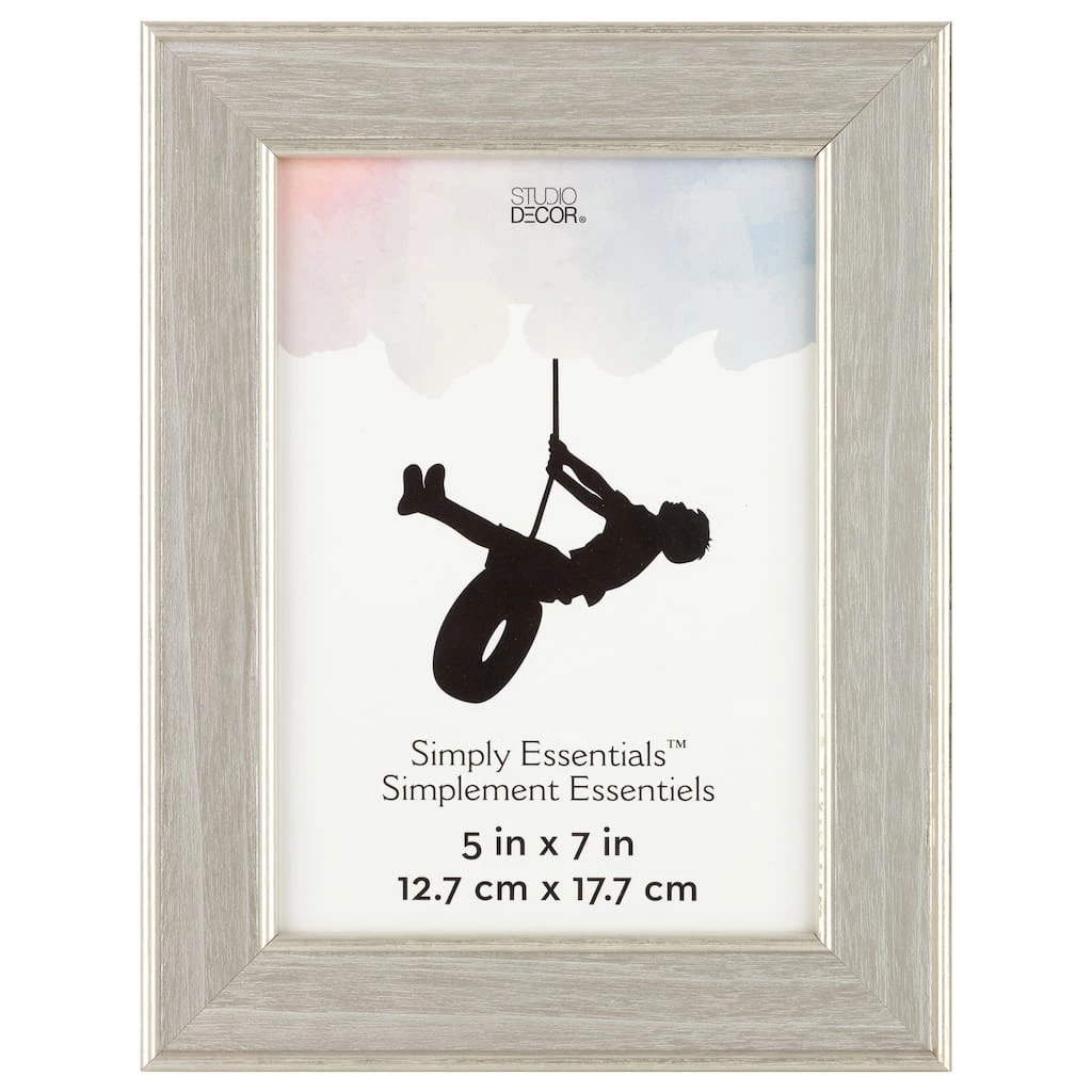 Wholesale π 12 Pack: Gray with Silver Edge 5" x 7" Frame, Simply Essentials™ by Studio Décor® by Studio Decor π 1 Wholesale π 12 Pack: Gray with Silver Edge 5" x 7" Frame, Simply Essentials™ by Studio Décor® by Studio Decor π