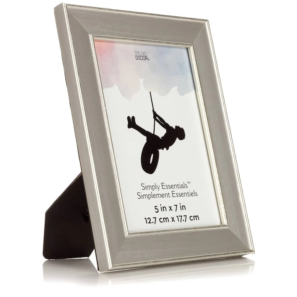 Wholesale π 12 Pack: Gray with Silver Edge 5" x 7" Frame, Simply Essentials™ by Studio Décor® by Studio Decor π 5 Wholesale π 12 Pack: Gray with Silver Edge 5" x 7" Frame, Simply Essentials™ by Studio Décor® by Studio Decor π - Image 5