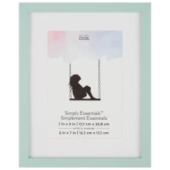 Coupon 👍 Teal Linear 5" x 7" Frame with Mat, Simply Essentials™ by Studio Décor® by Studio Decor 🤩