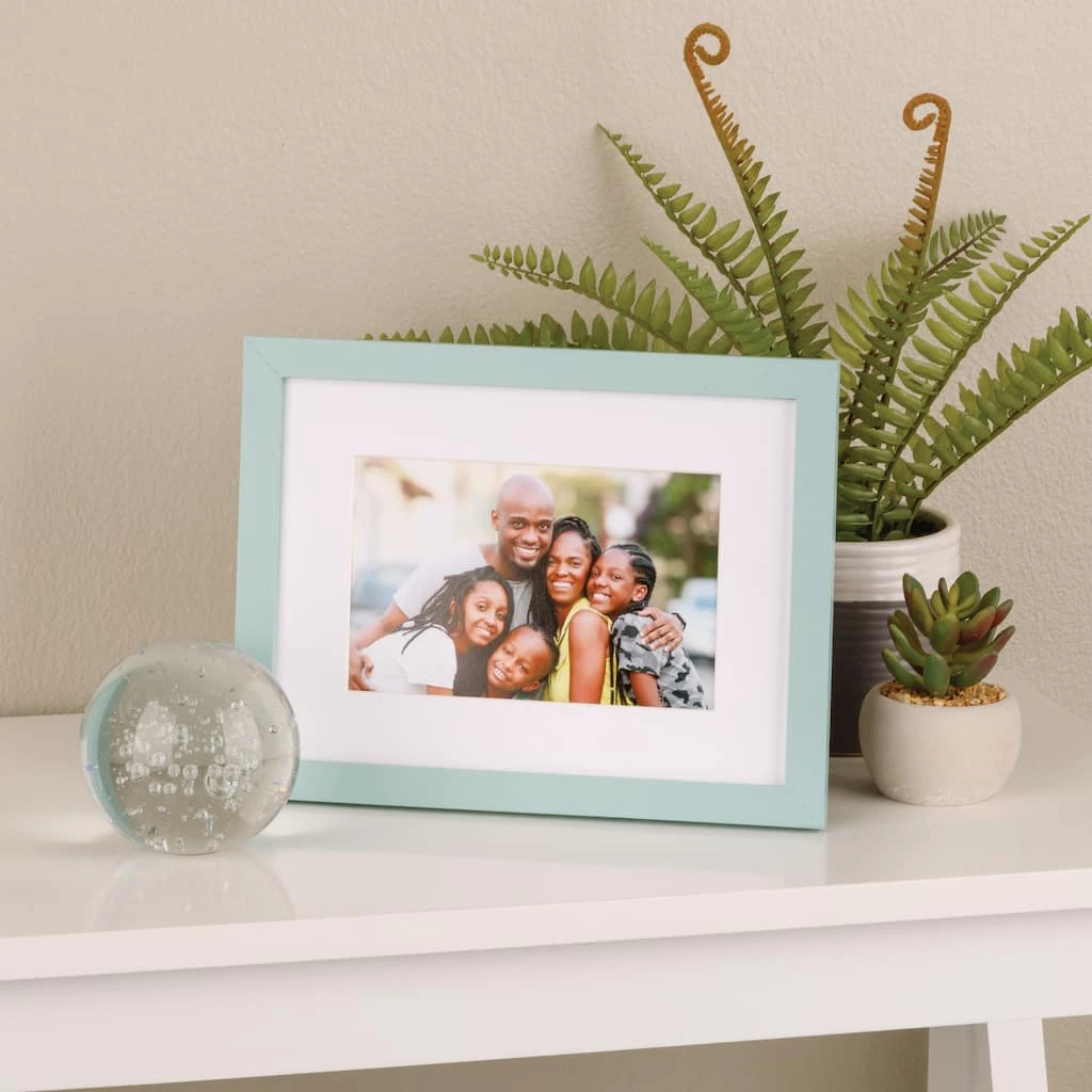 Brand new ❤️ 12 Pack: Teal Linear Frame with Mat, Simply Essentials™ by Studio Décor® by Studio Decor 🧨 4 Brand new ❤️ 12 Pack: Teal Linear Frame with Mat, Simply Essentials™ by Studio Décor® by Studio Decor 🧨 - Image 4