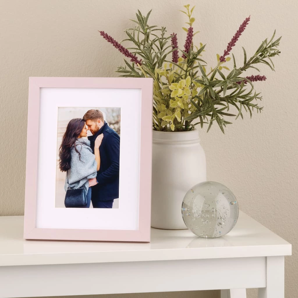 Buy 🔥 Pink Linear 4" x 6" Frame with Mat, Simply Essentials™ by Studio Décor® by Studio Decor 🤩 4 Buy 🔥 Pink Linear 4" x 6" Frame with Mat, Simply Essentials™ by Studio Décor® by Studio Decor 🤩 - Image 4