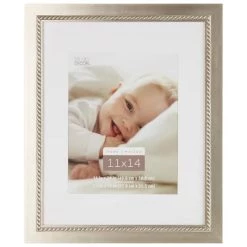 Brand new 👏 6 Pack: Silver Inner Rope Frame with Mat, Home by Studio Décor® by Studio Decor 👏 -Studio Decor shop 10657769 1