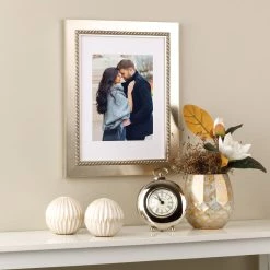 Brand new 🛒 Silver Inner Rope Frame with Mat, Home by Studio Décor® by Studio Decor ✔️ -Studio Decor shop 10657774 5