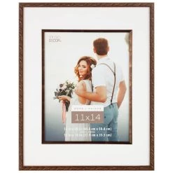 Best deal 🧨 Espresso Thin Ornate 11" x 14" Frame with Mat, Home by Studio Décor® by Studio Decor 🤩